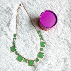Kate Spade statement necklace - green